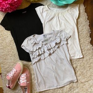 Girls neutral t shirt bundle